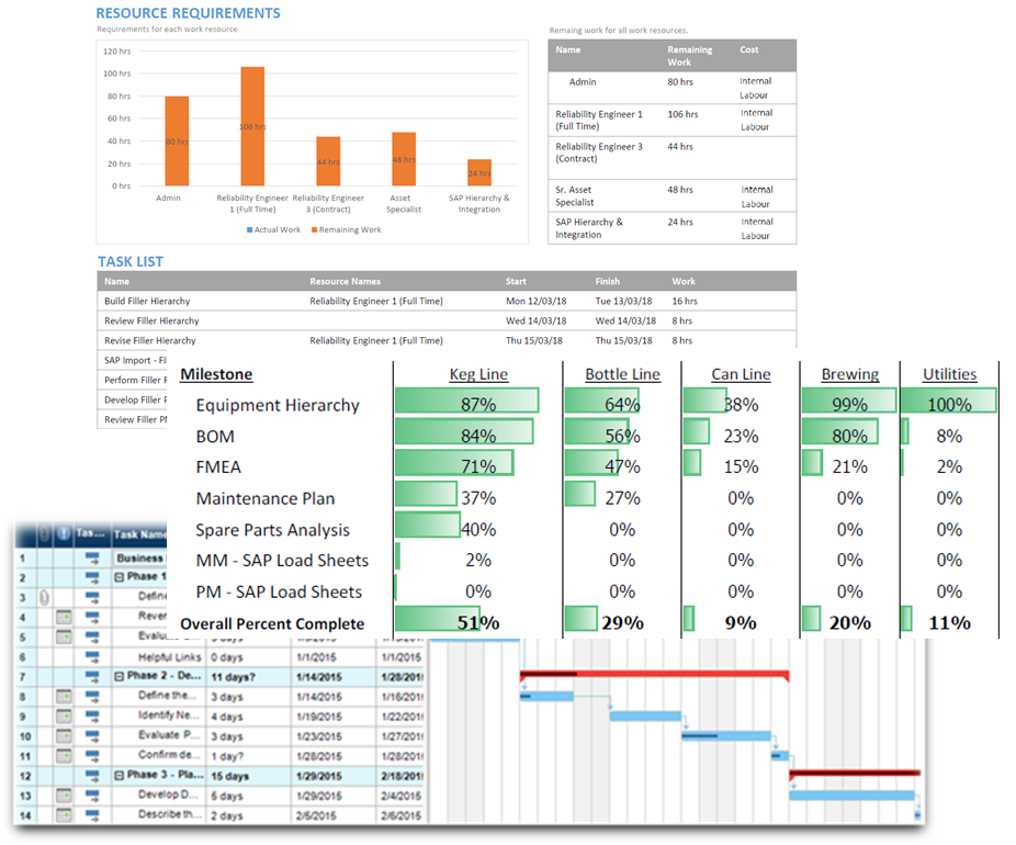 Capital and Maintenance Reporting